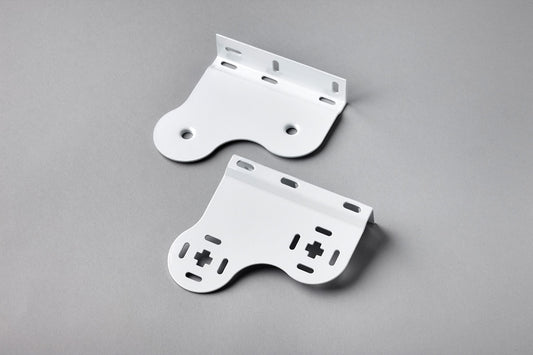 Double Brackets for 32mm Roller Blinds - Coated Metal - Sameside Chain - Pair