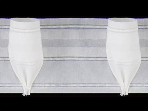 Premium Goblet Pleat Curtain Tapes - White - 100mm Wide - 10mtr