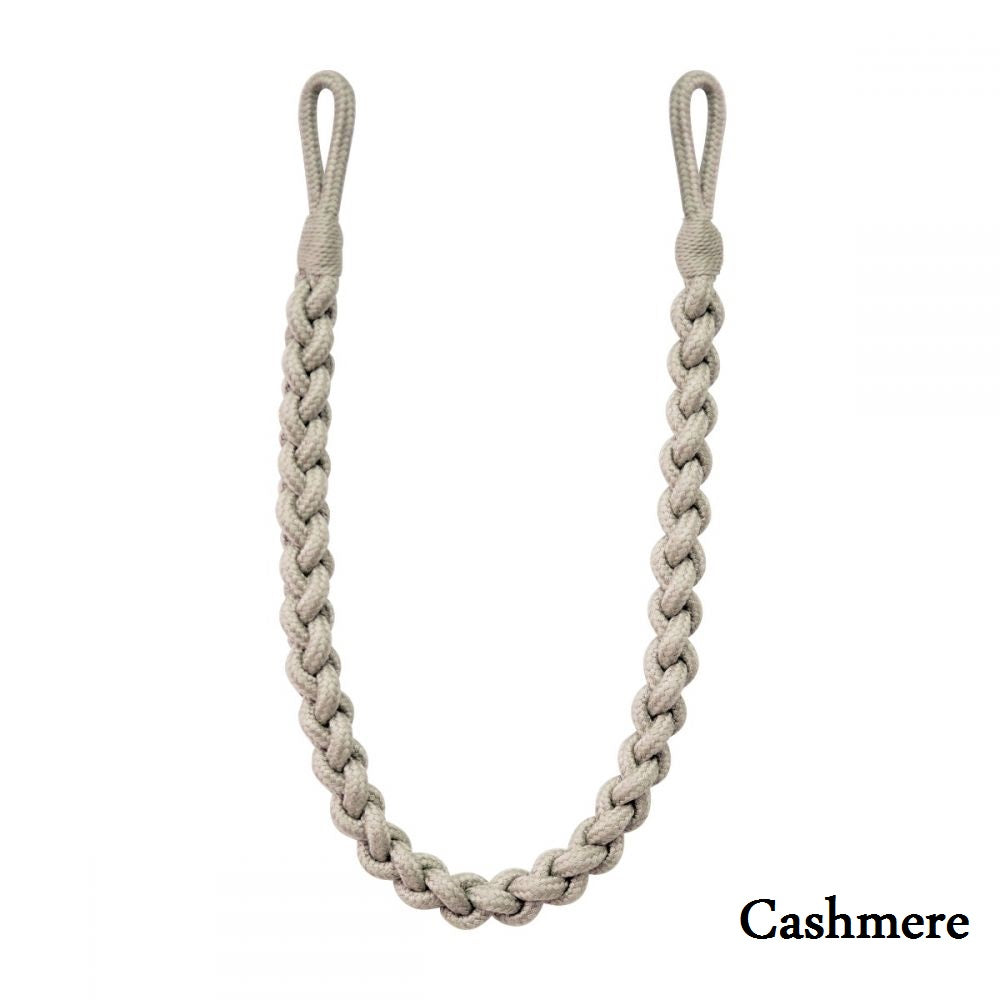 Helston Rope Tie Back with a braided embrace