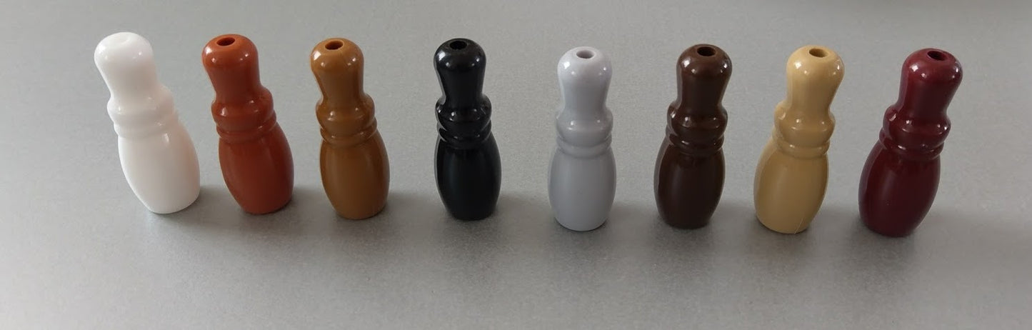Plastic Large Acorns - Various Colours & Finishes - Pack of 5