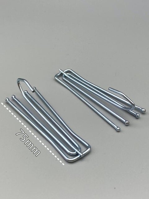 Curtain Long Neck Fork Hooks for Pinch Pleat Blinds - Pack of 10pcs