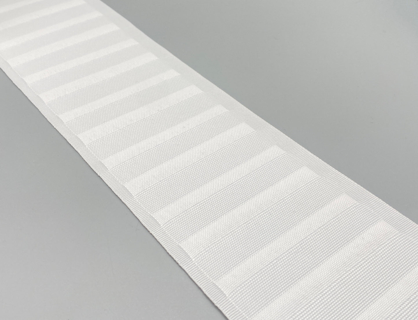 Soft Pinch Pleat Curtain Header Tape 90mm Wide - White - 100% Polyester