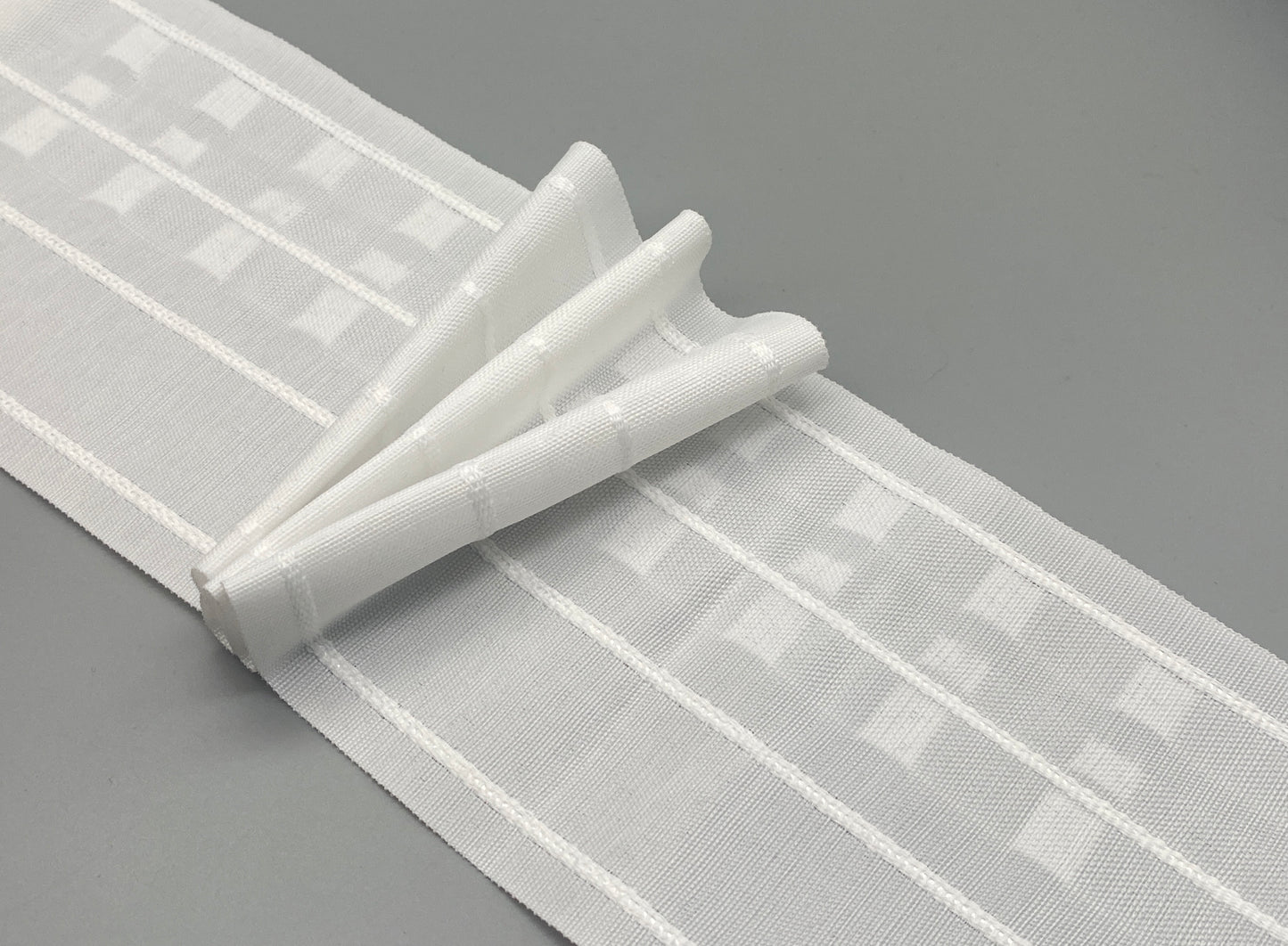 Triple Pinch Pleat Curtain Heading Tape - Polyester - 100mm (4" inch) - 10meter