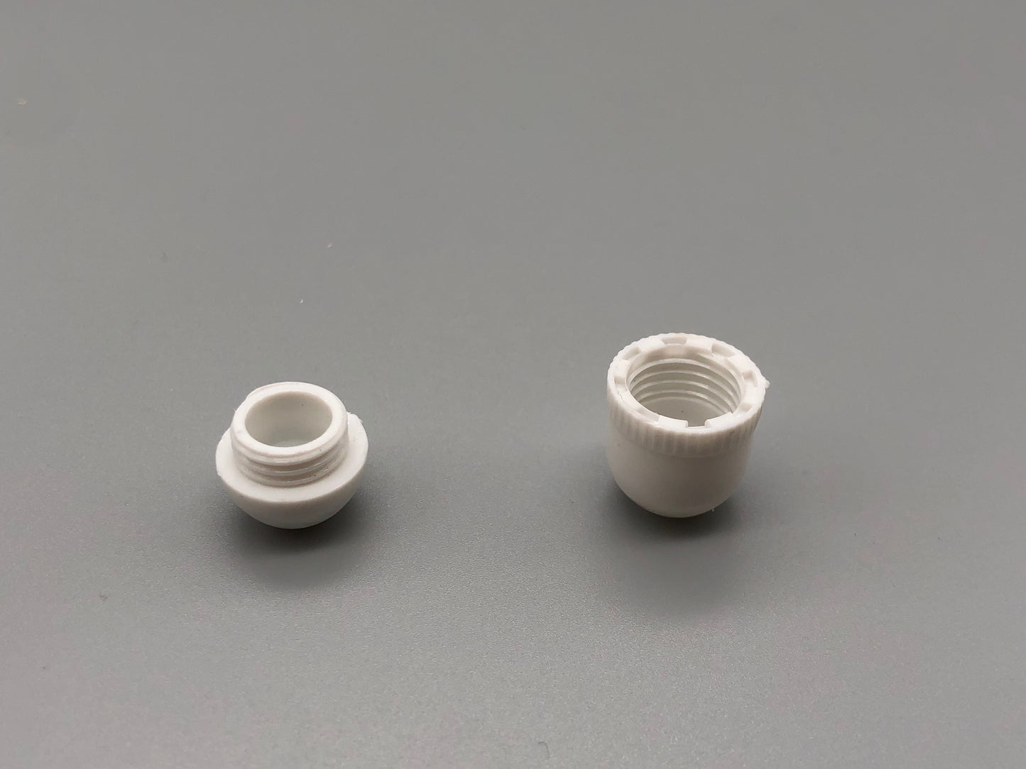 Plastic Cord Connector Acron - White - Pack of 5