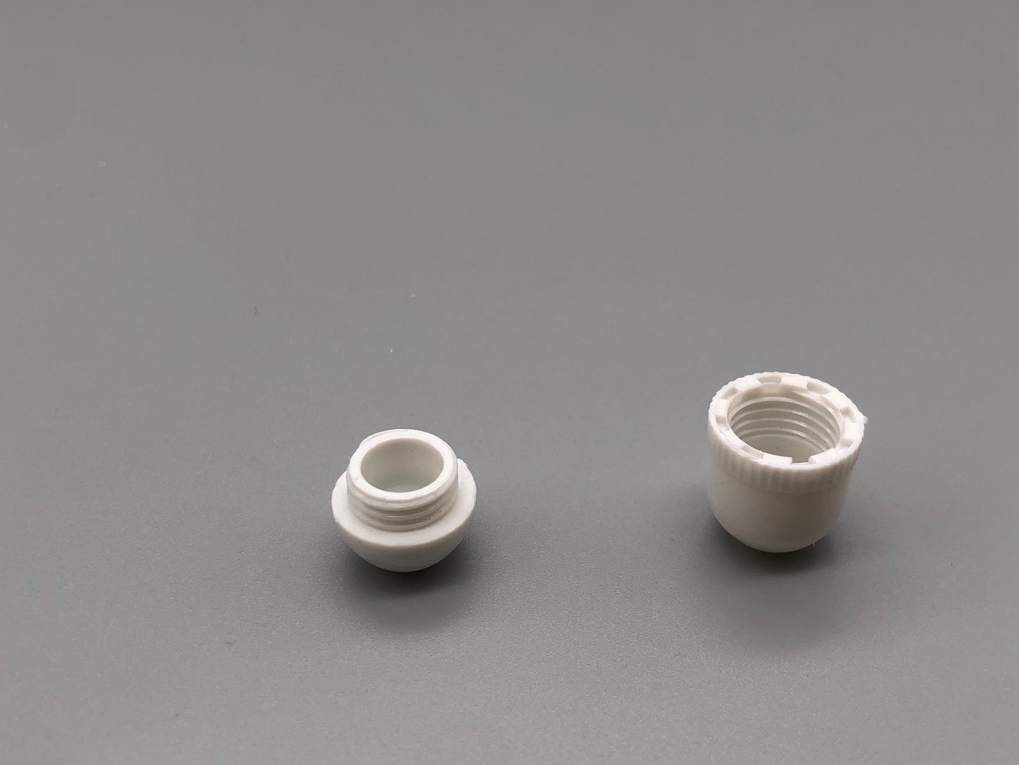 Plastic Cord Connector Acron - White - Pack of 5