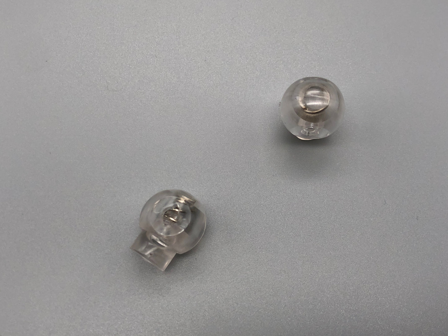 Clear Cord Adjuster - Spring Tension Cord Toggles