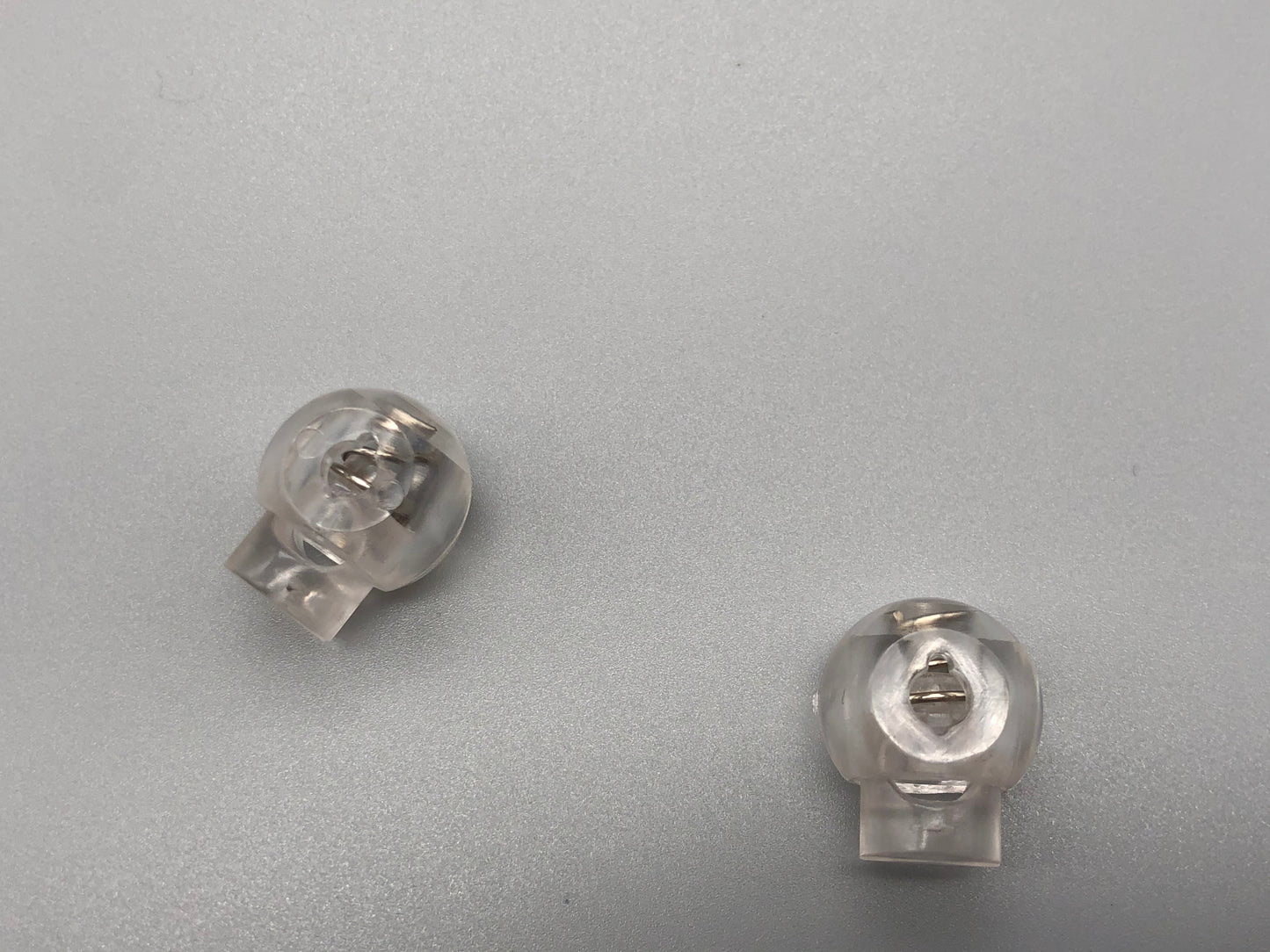Clear Cord Adjuster - Spring Tension Cord Toggles