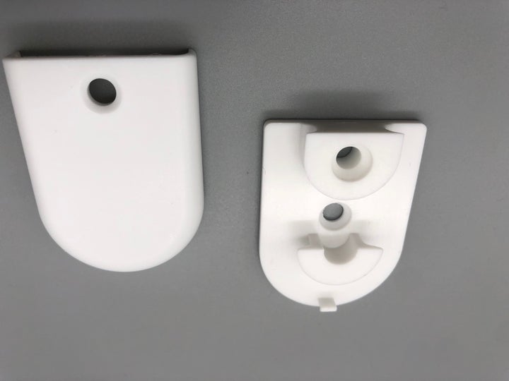 Wall Plastic Cord Tensioner - Safety Device Tension Pulley - Pack of 5