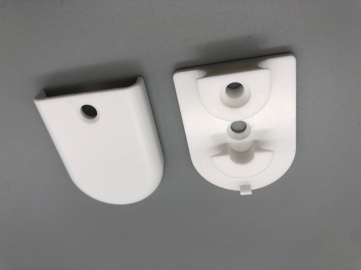 Wall Plastic Cord Tensioner - Safety Device Tension Pulley - Pack of 5