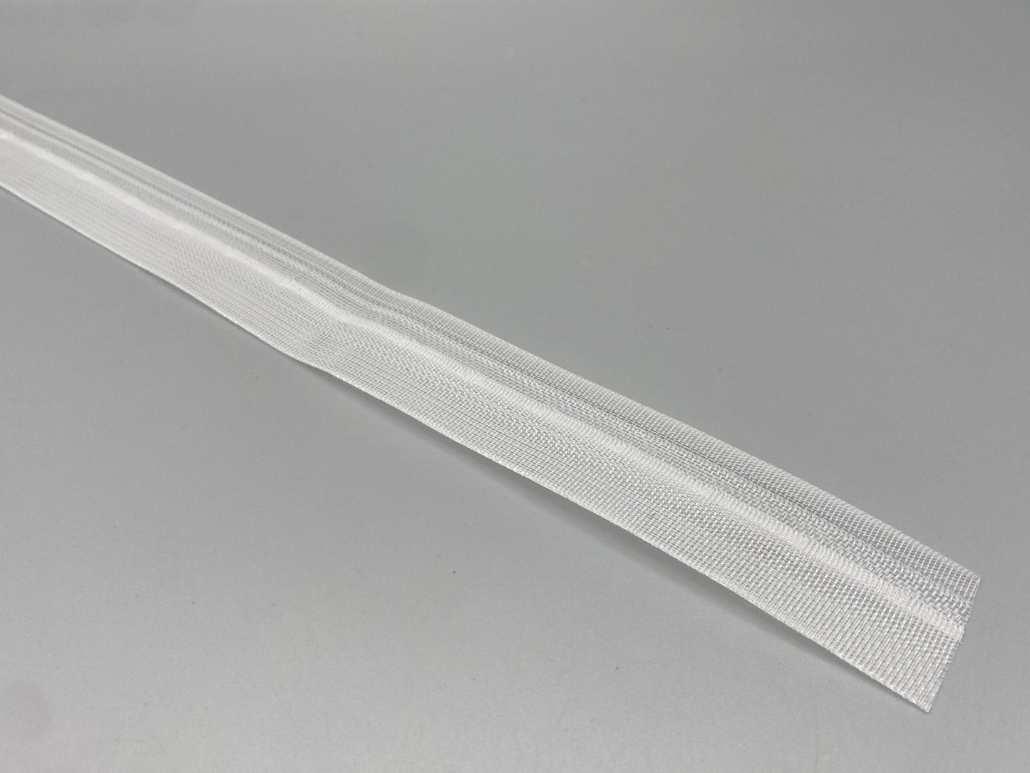 Clear Roman Blinds Lining Tape 18mm Wide - With Slots for Rings - 10meters