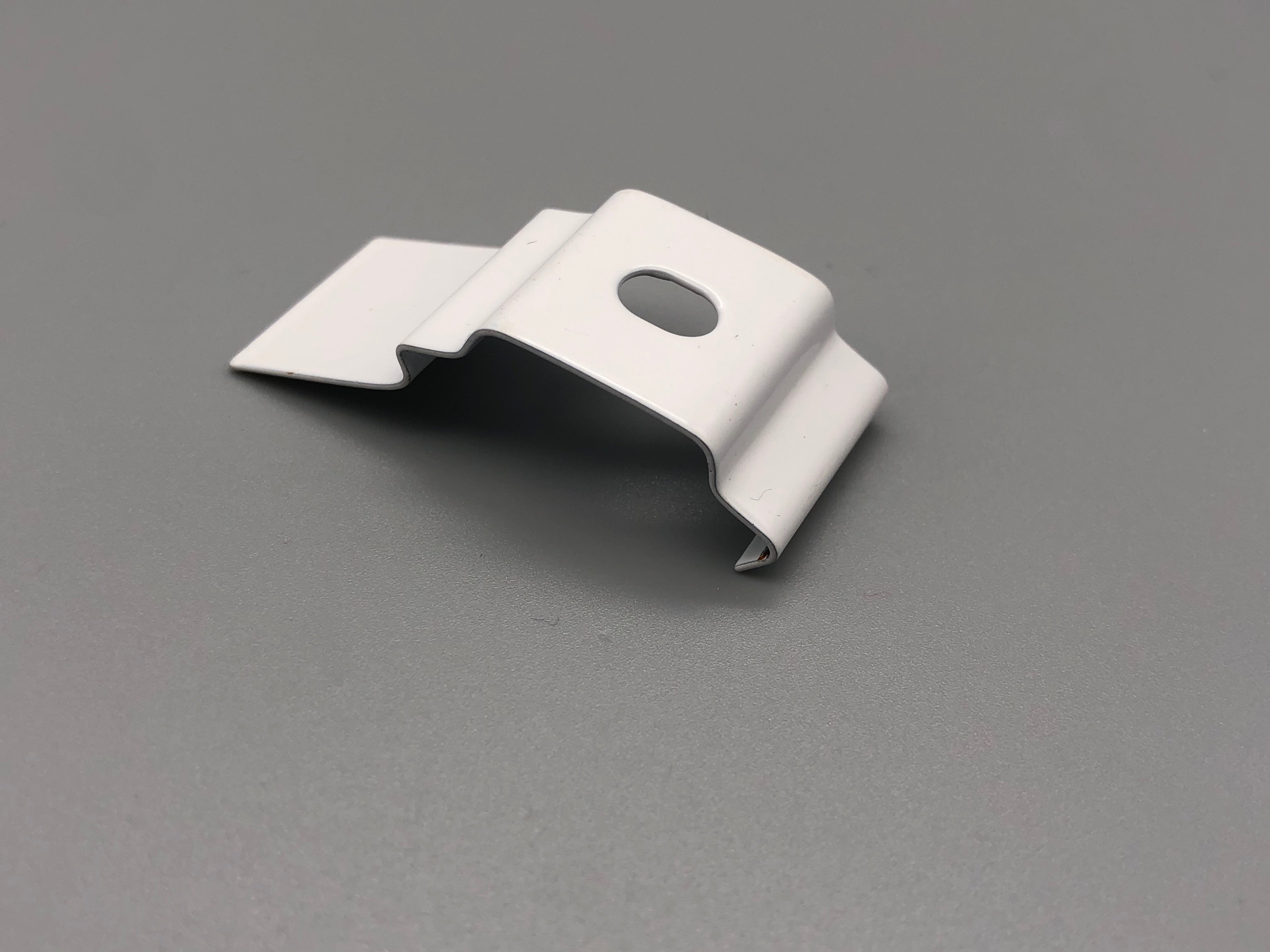 Vertical Blind Ceiling Mount Clips - C-Clip Brackets For 1 1/2" Rail, Metal, 5-18 Pieces (Choose Qty)