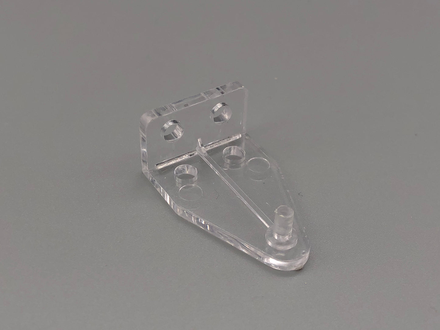 Hold Down Bracket for 35mm & 50mm Venetian Blinds - Clear - Pack of 4