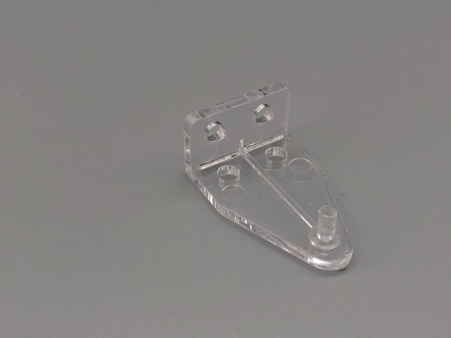 Hold Down Bracket for 35mm & 50mm Venetian Blinds - Clear - Pack of 4