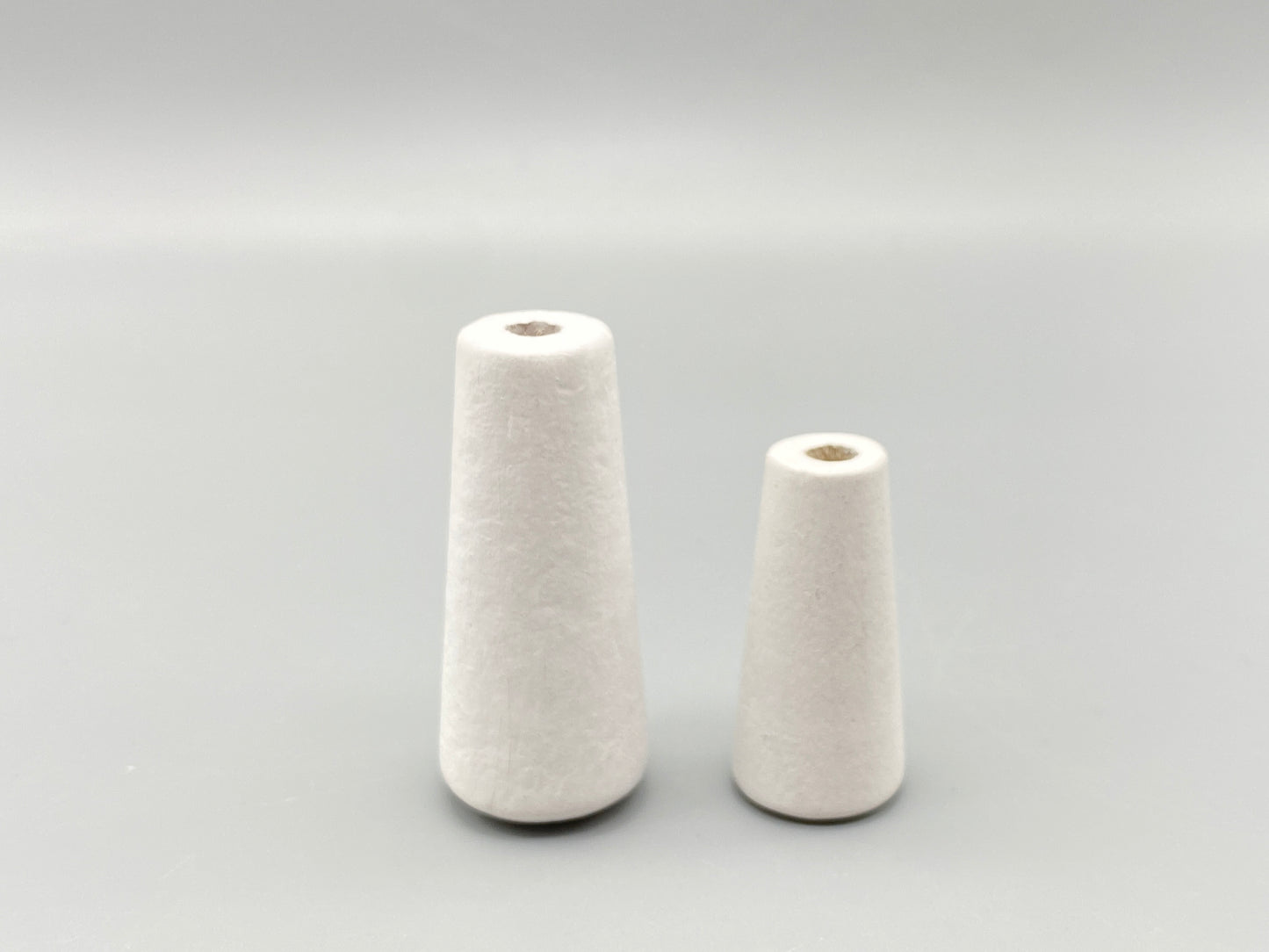 3x Slim White Wooden Blinds Acorns