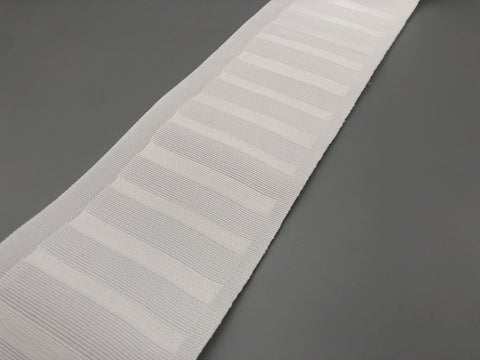 Pinch Pleat Curtain Heading Tape - White - 100mm (4" inch) - 10meter