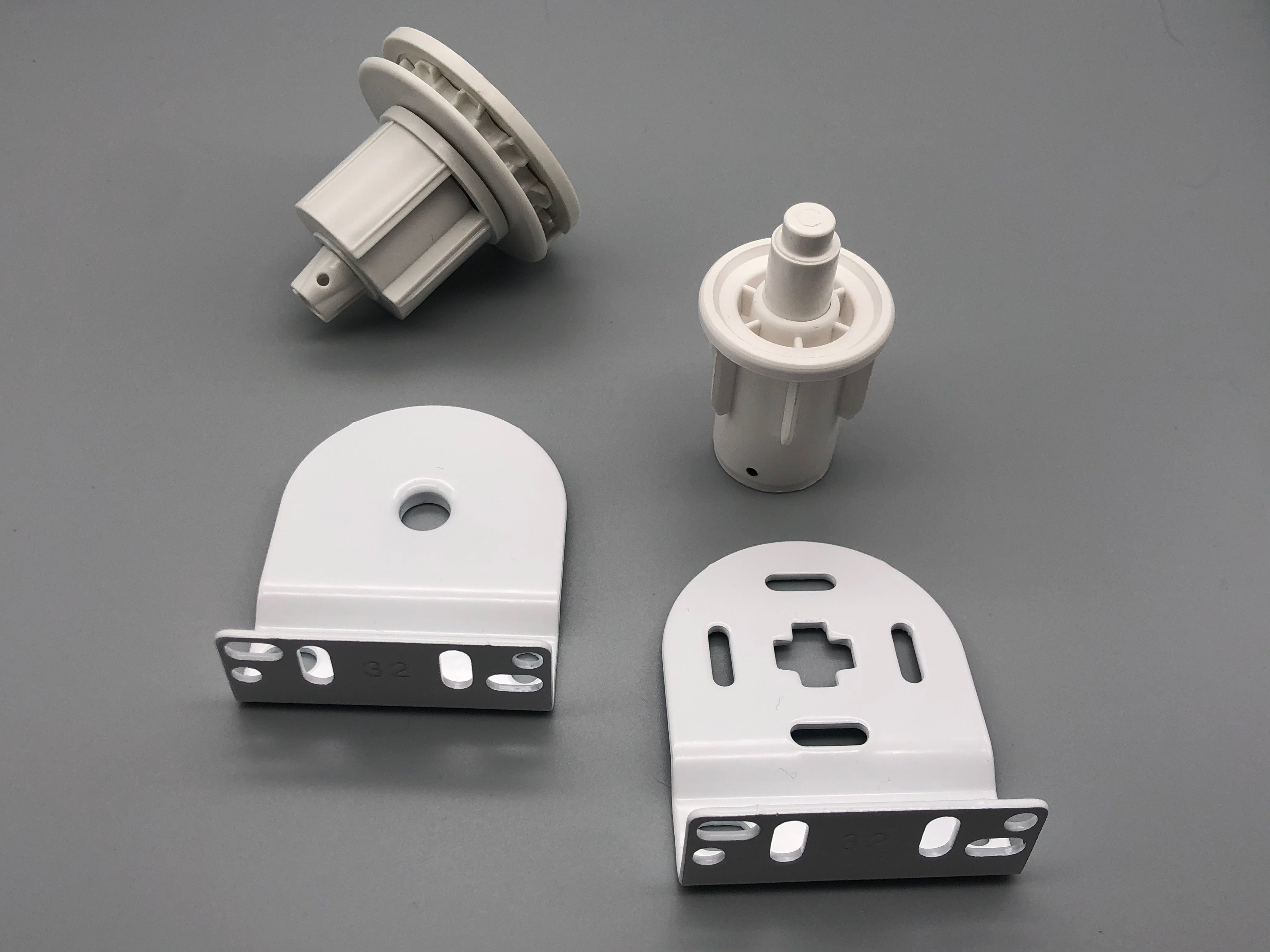 32mm Roller Blinds Sidewinder with Universal Metal Brackets Set