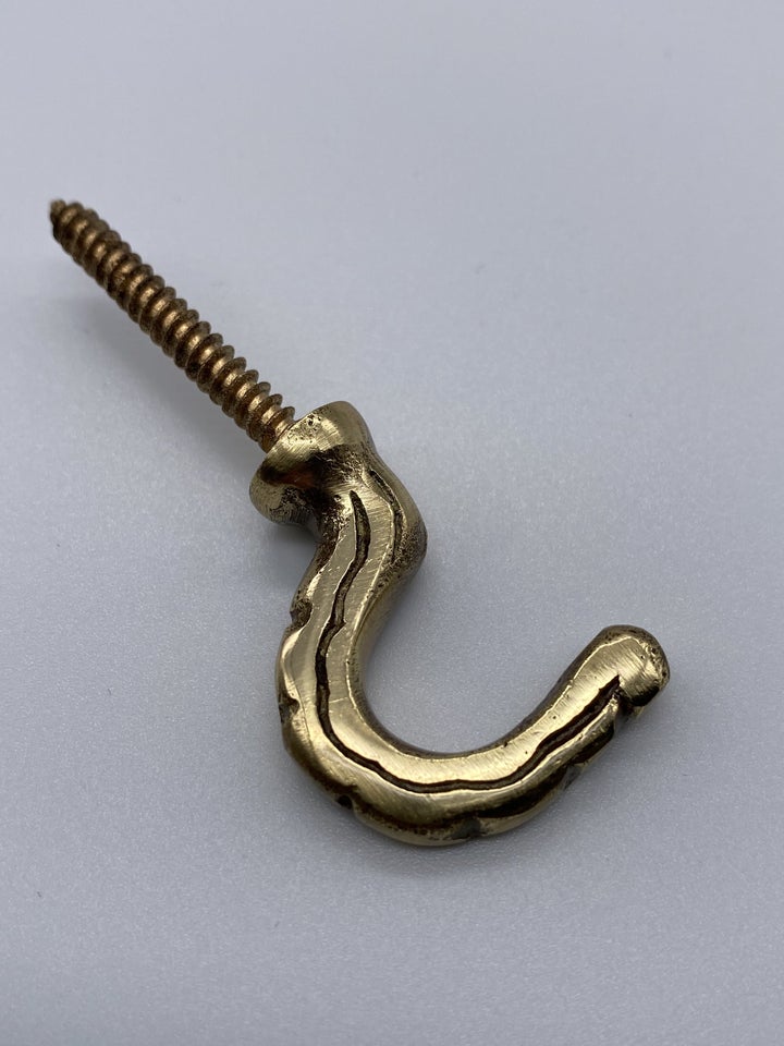 Rosaline Golden Tie Back Hook - Metal - Pack of 2