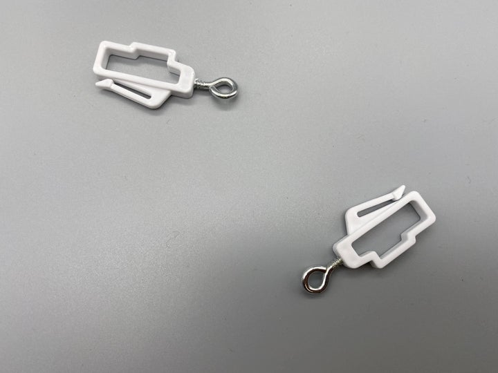 End Stop/ Track End Cap With Eyelet - Harrison Whiteline Track Compatible - Pack 4