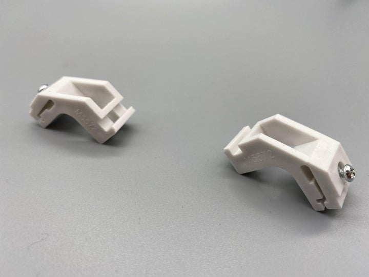 Plastic Brackets for Harrison Whiteline Track - Whiteline/Harrison Track Compatible - Pack 4