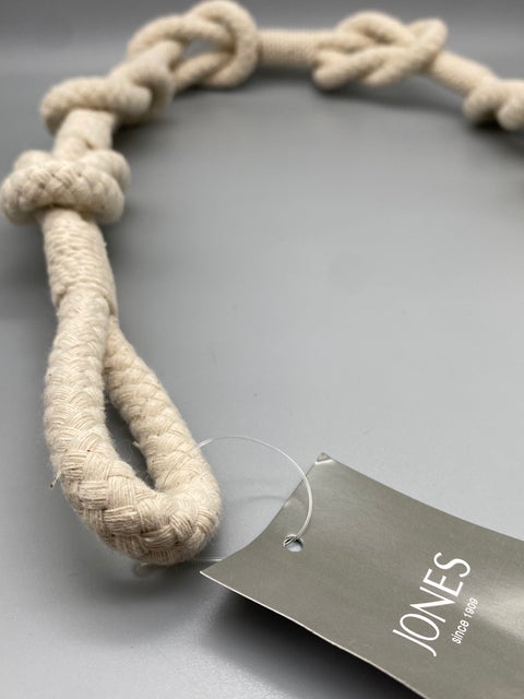 Pair of Coastal Shanklin Rope Tie Band Cotton / Tie Backs - by Jones® - Pair