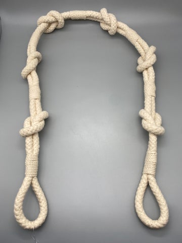 Pair of Coastal Shanklin Rope Tie Band Cotton / Tie Backs - by Jones® - Pair