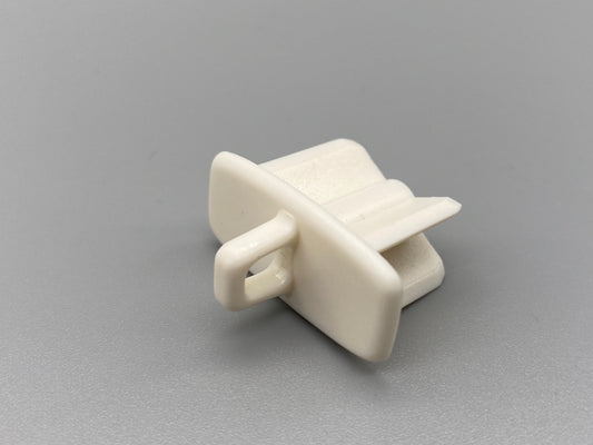White End Caps With Guide Loop for Roller Bottom Bar - Pack of 4