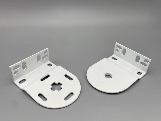 Pair of Replacement Roller Blinds Brackets Set - Metal Brackets - for 38mm System