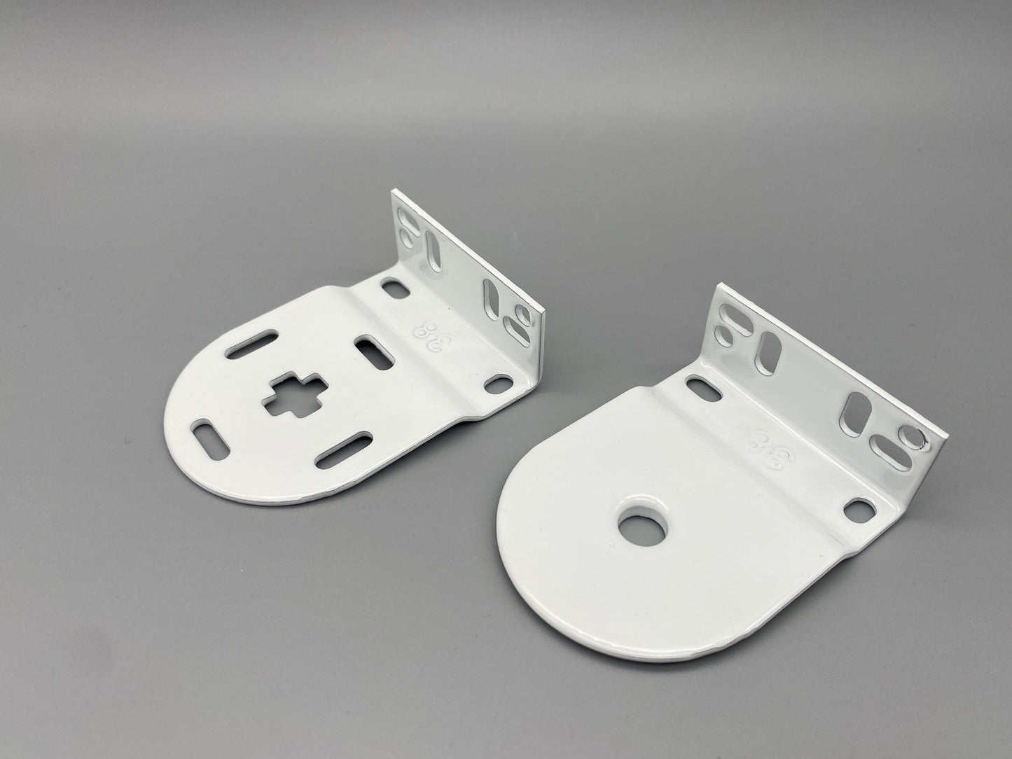 Pair of Replacement Roller Blinds Brackets Set - Metal Brackets - for 38mm System