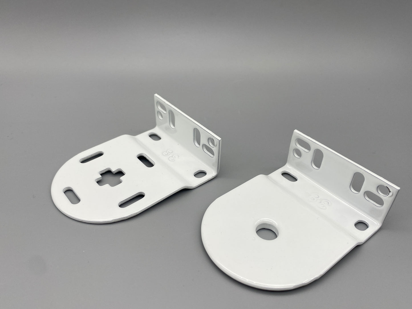 Pair of Replacement Roller Blinds Brackets Set - Metal Brackets - for 38mm System