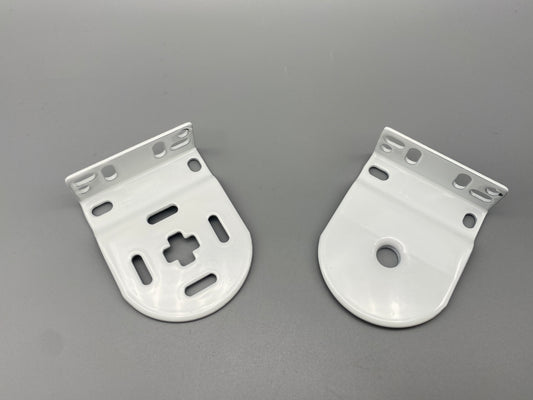 Pair of Replacement Roller Blinds Brackets Set - Metal Brackets - for 32mm System