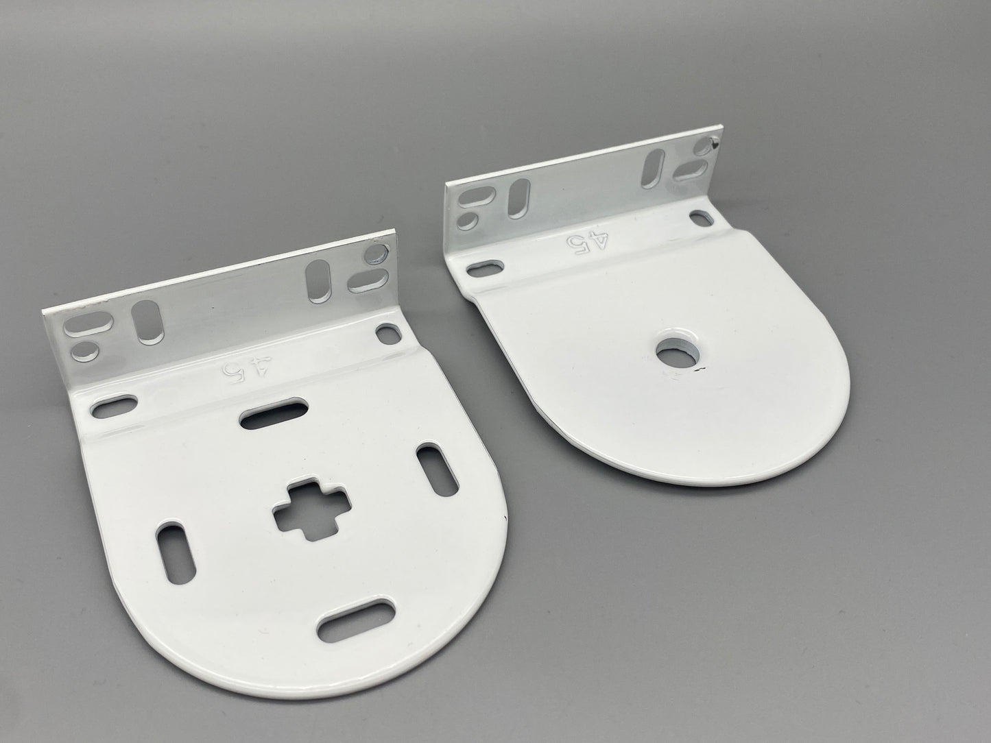 Pair of Replacement Roller Blinds Brackets Set - Metal Brackets - for 45mm System