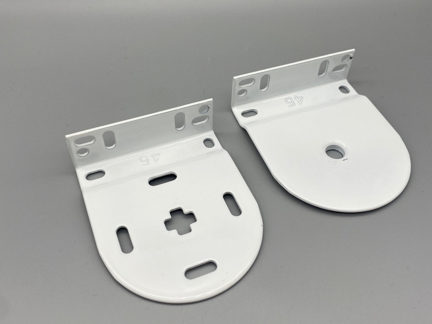 Pair of Replacement Roller Blinds Brackets Set - Metal Brackets - for 45mm System