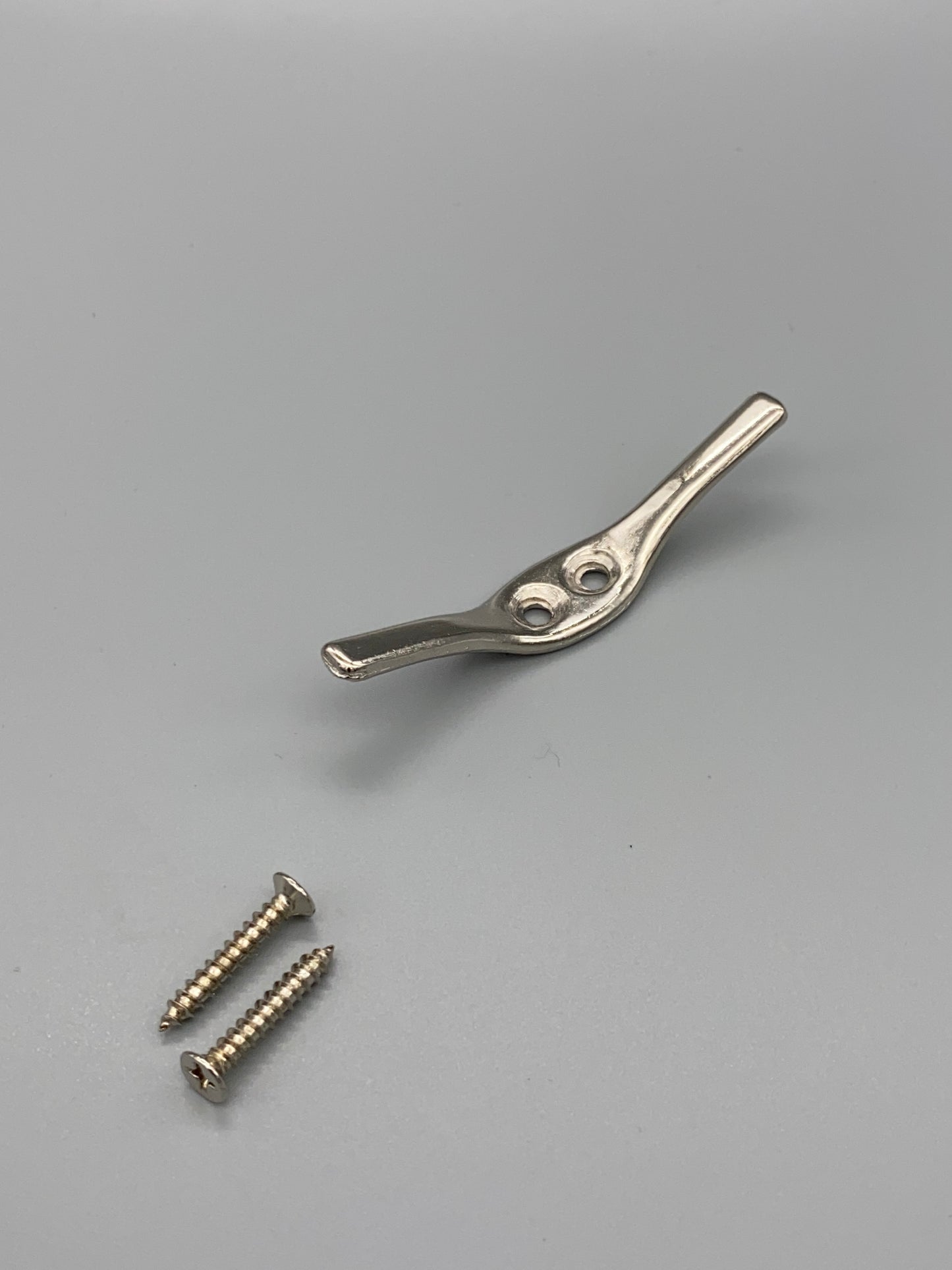 Metal Silver Cord Cleat Safety Device - With Screws - Pack of 3