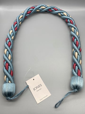 Pair of Bluebell Twisted Contemporary Tie Backs - by Jones® - Pair