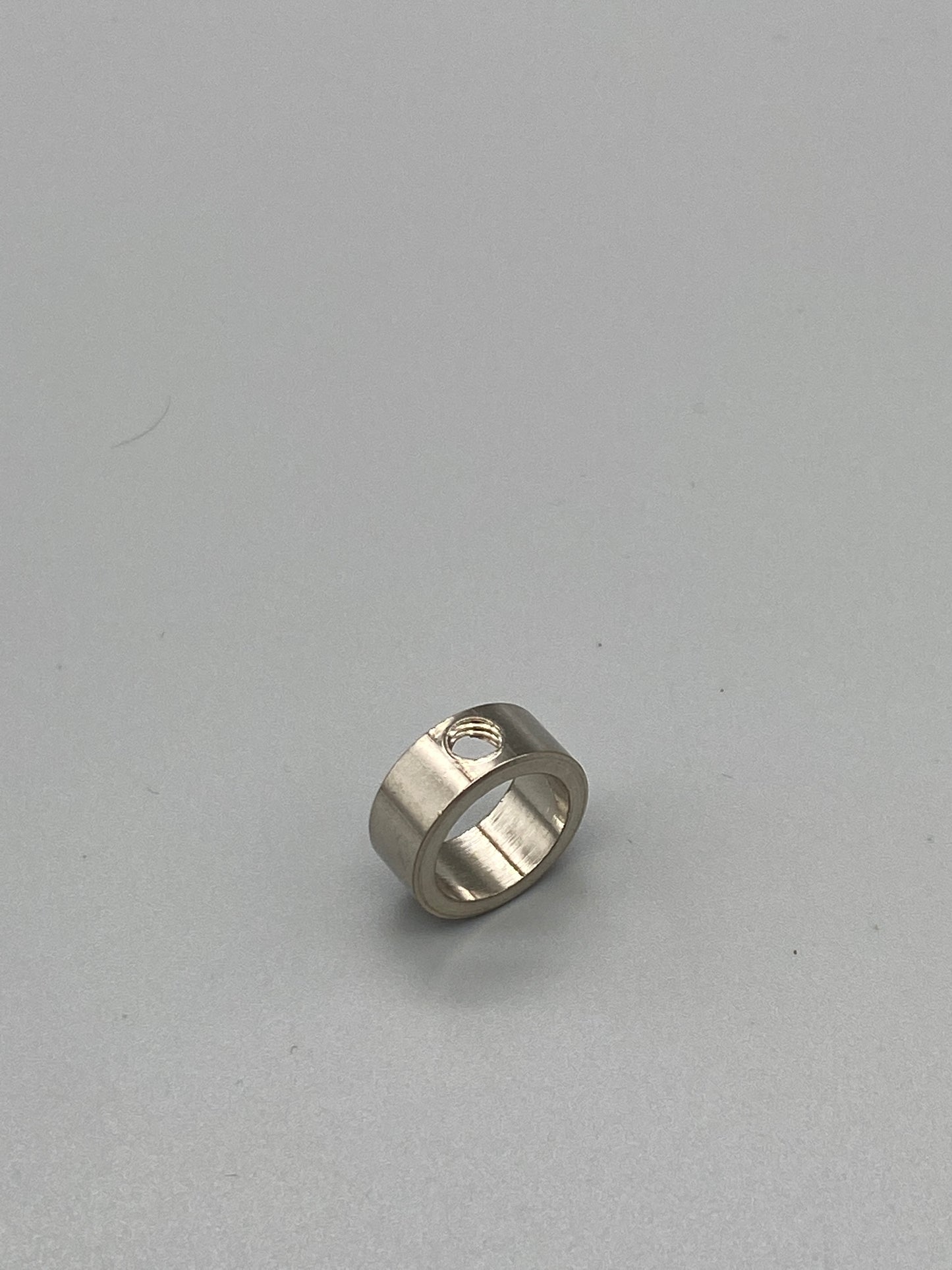 Metal Adjustable Stop I.D. 6.6mm- White - Pack of 10