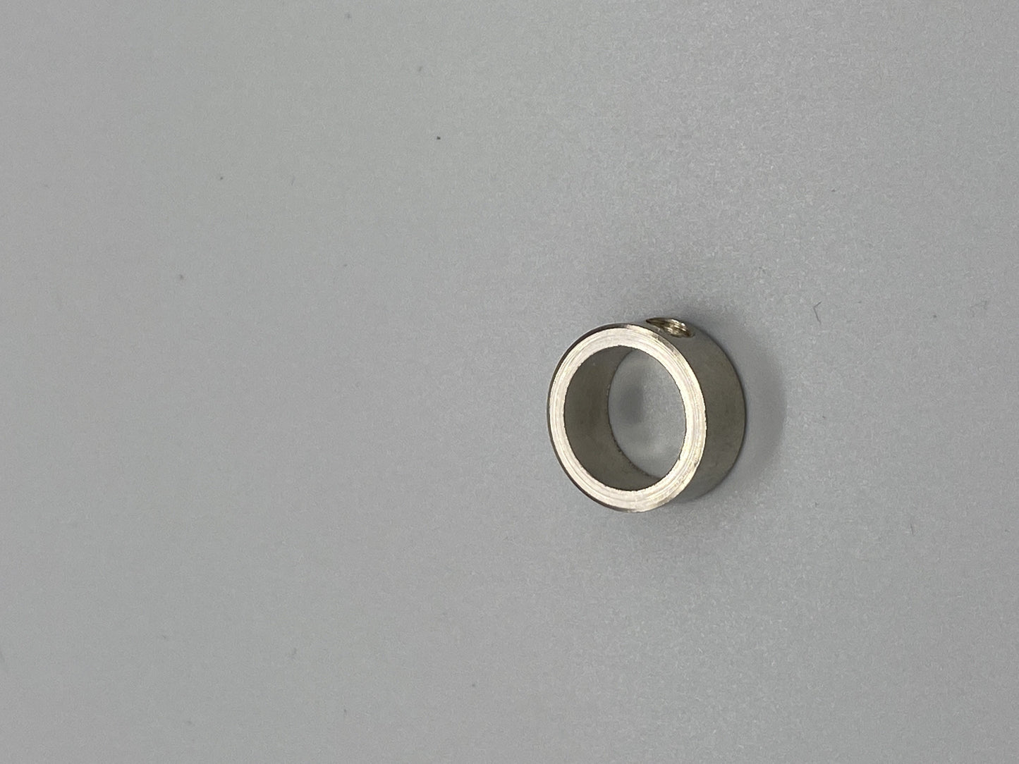 Metal Adjustable Stop I.D. 6.6mm- White - Pack of 10