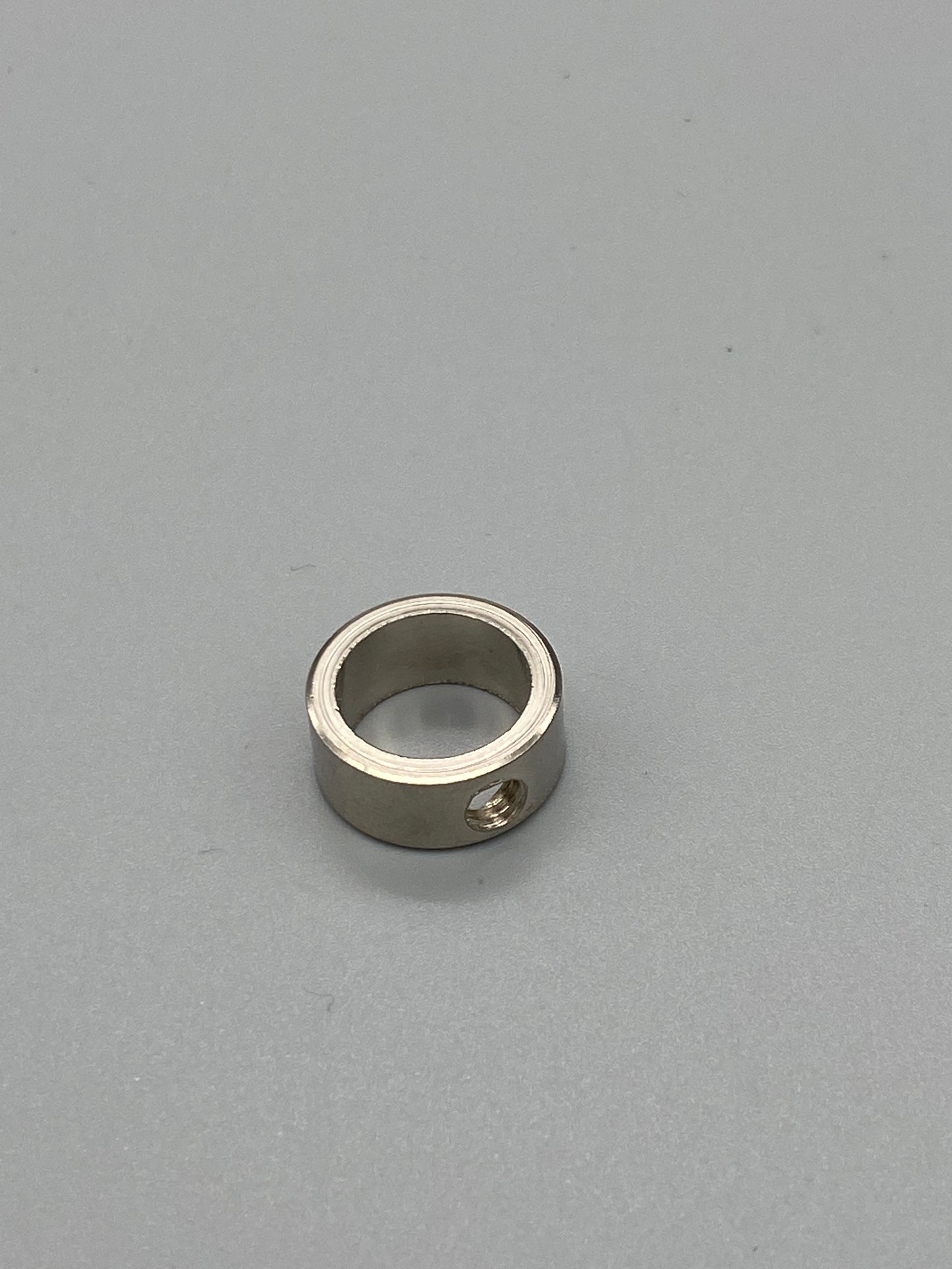 Metal Adjustable Stop I.D. 6.6mm- White - Pack of 10