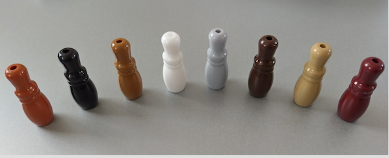 Plastic Large Acorns - Various Colours & Finishes - Pack of 5