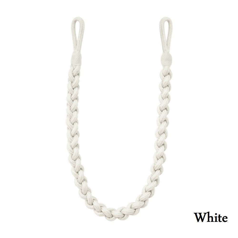 Helston Rope Tie Back with a braided embrace