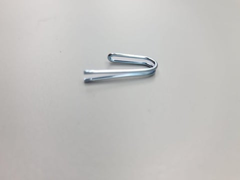 Zinc Plated Curtain Twin Hooks - Standard Size - Heavy Duty