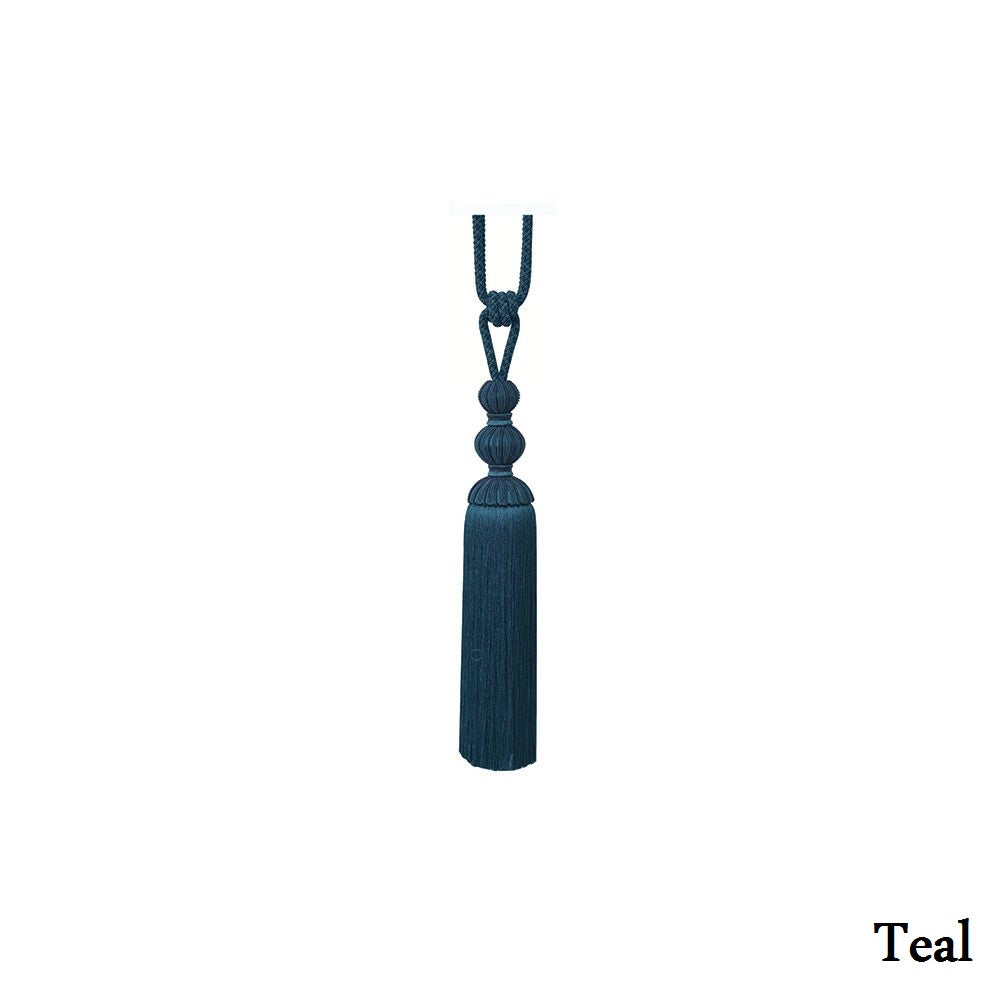 Bexley Tieback with gimp detailing in a strong colour palette