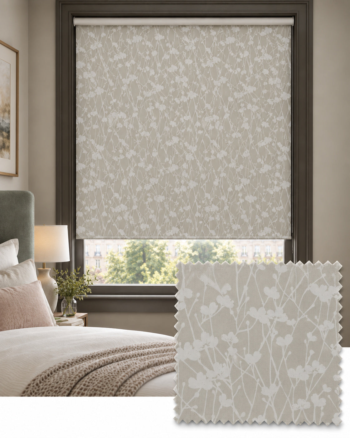 Meadow Lark Roller Blind, Made to Measure - Delivery in 2-3 Weeks