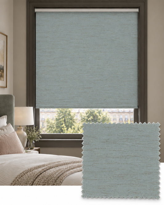 Linen Duckegg Fabric Roller Blind - Made to Measure