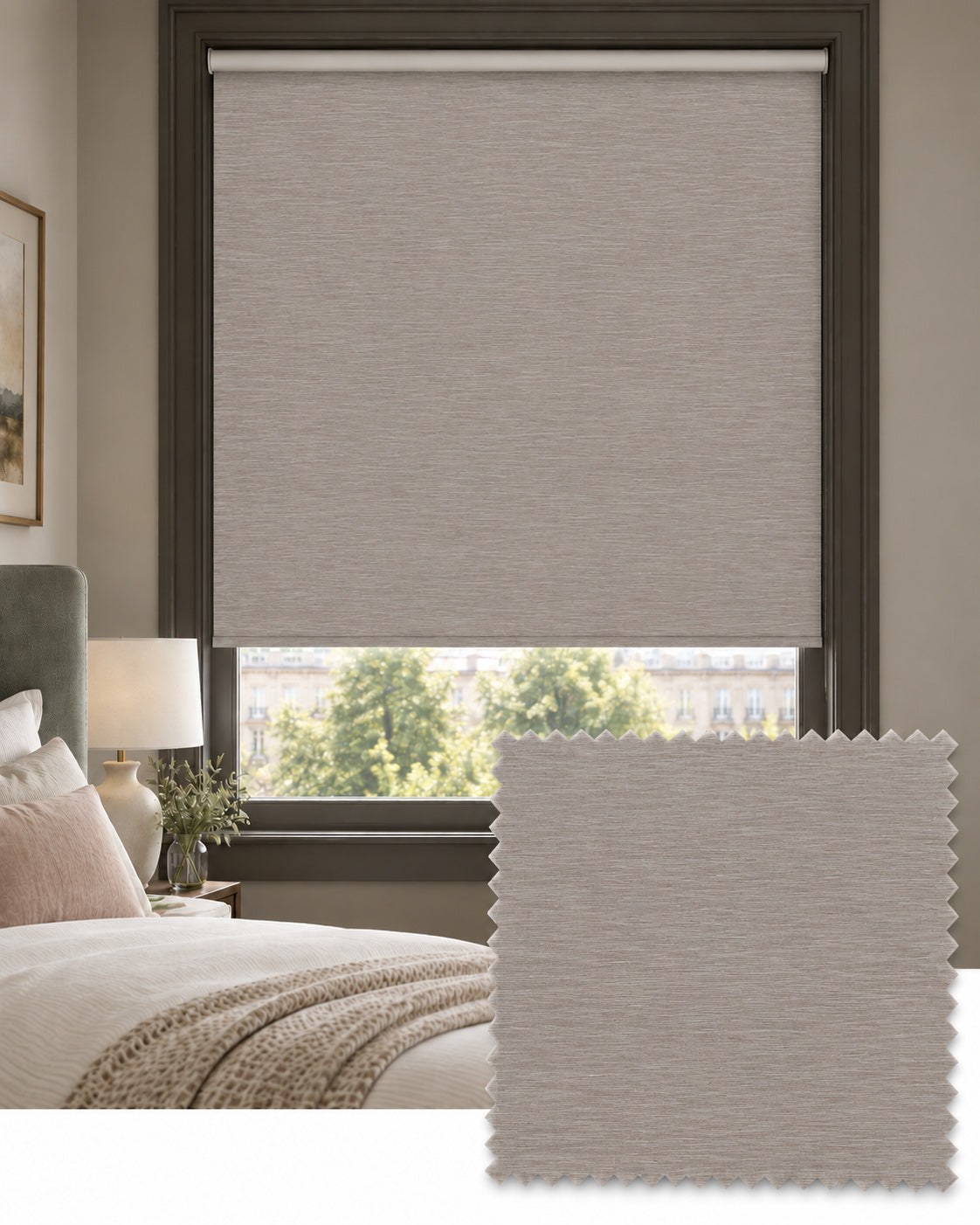 Topaz Blush Roller Blind, Made to Measure - Delivery in 2-3 Weeks