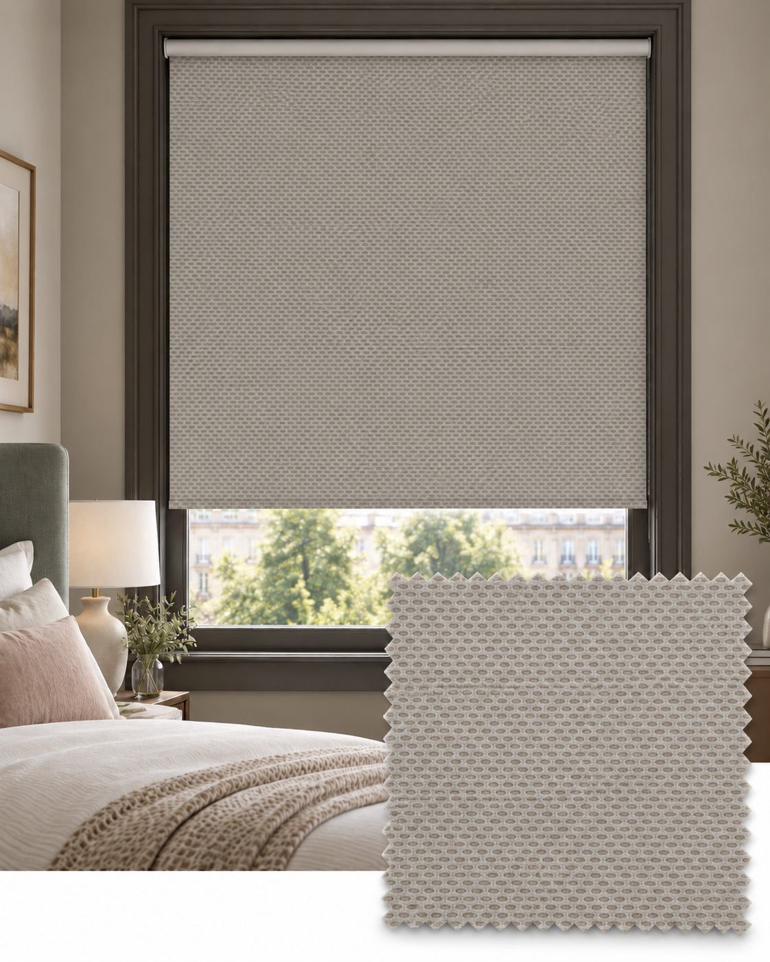 Nimbus Mist Blackout Roller Blind, Made to Measure - Delivery in 2-3 Weeks