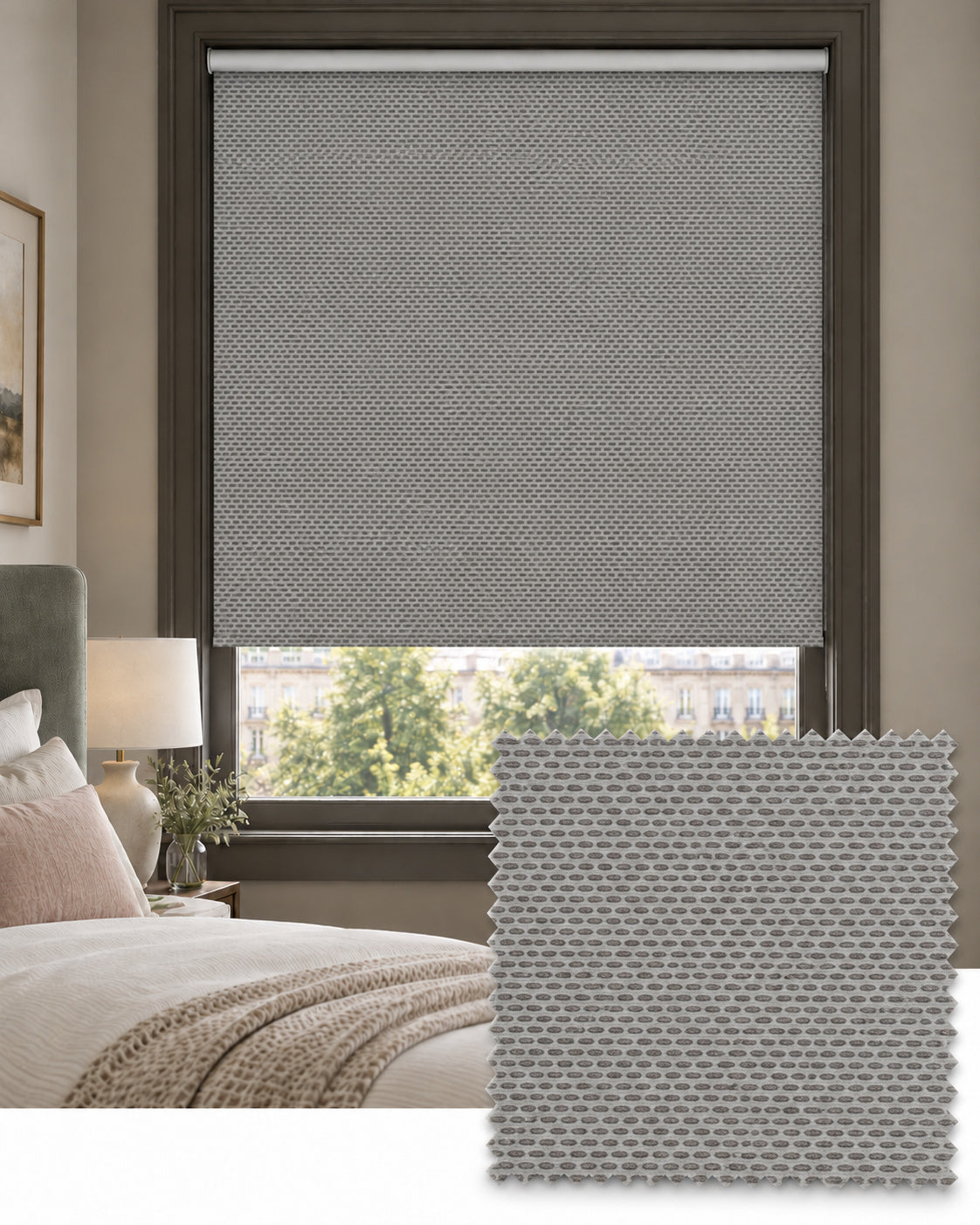 Nimbus Cloud Blackout Roller Blind, Made to Measure - Delivery in 2-3 Weeks