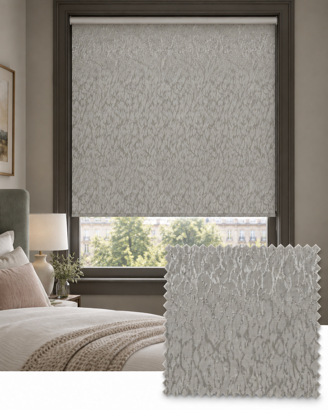 Albery Cashmire Roller Blind, Made to Measure - Delivery in 2-3 Weeks