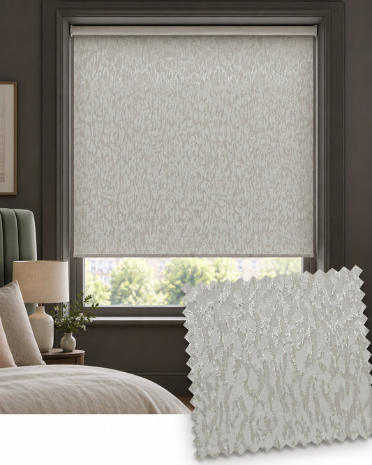 Albery Pearl Roller Blind, Made to Measure