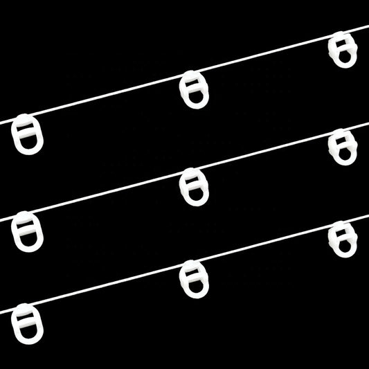 Wave Carriers for Sectional Curtains Tracks - 60mm & 80mm Spacing Silent Gliss Compatible - Sold Per Meter