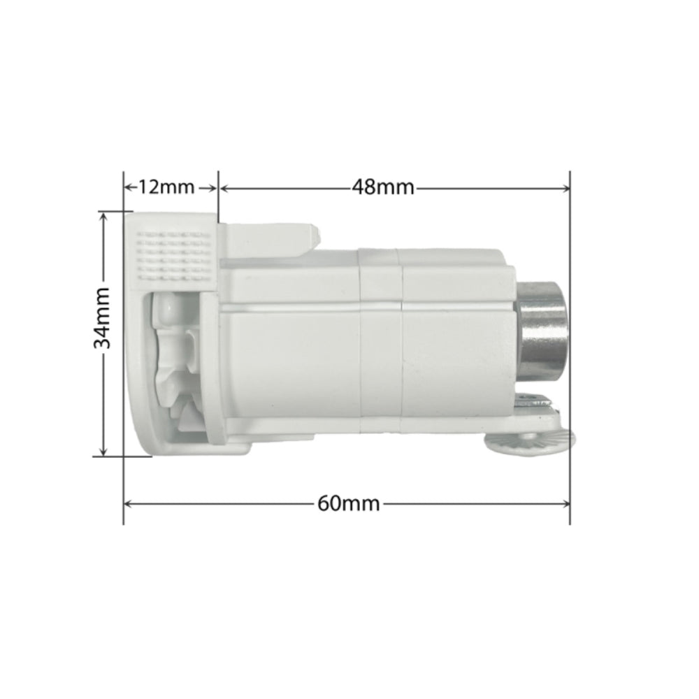 Jones® Roman Blinds Standard  Sidewinder - 1:1 Gear Ratio with Metal Ring